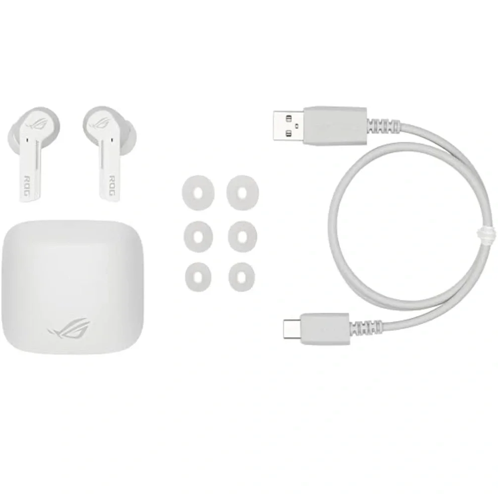 ASUS ROG Cetra True Wireless ANC Gaming Headphones - White